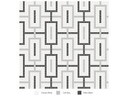 Anatolia Soho Midnight Blend Chain Pattern Mozaik Mat
