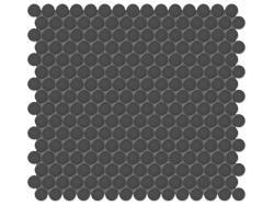 Anatolia 1,9x1,9 Soho Retro Black Penny Round Mozaik Parlak
