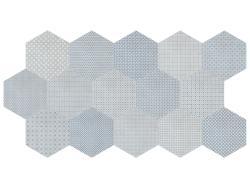Anatolia 21,6x21,6 Tapestri Denim Hexagon Blend Mat