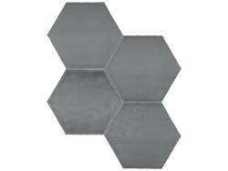 Anatolia 15x15 Teramoda Charcoal Hexagon Parlak