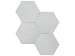 Anatolia 15x15 Teramoda Silver Hexagon Parlak