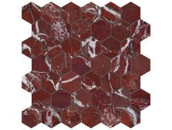 Anatolia 4,9x4,9 Tuscano Rosso Hexagon Mozaik Cilalı