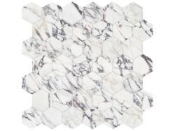 Anatolia 4,9x4,9 Viola Roccia Hexagon Mozaik Honlu