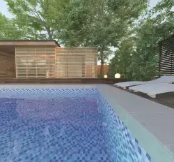 Anka Seramik 45x45 Marin Mavi Saten uygulama örneği