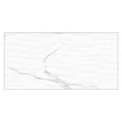Anka Seramik 30x60 Classic Carrara Form Dekor Beyaz Parlak