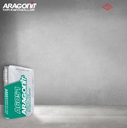 Aragonit A6051 Makine ve El Sıvası 25 kg Gri uygulama örneği
