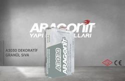 Aragonit A3030 Dekoratif Granül Sıva 25 kg Beyaz