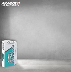 Aragonit A1303 Flexy Porselen Yapıştırıcı 25 kg Gri uygulama örneği