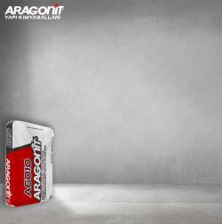 Aragonit A6010 Çimento Esaslı Saten Sıva 25 kg Gri uygulama örneği