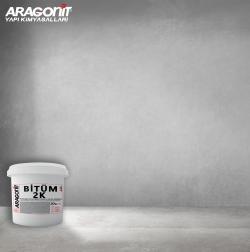 Aragonit Bitüm 2K İki Bileşenli Bitüm Çimento Esaslı Su Yalıtım Membranı 30 kg Set Koyu kahve (Kuruduğunda Siyah) uygulama örneği