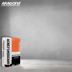 Aragonit G4040 İnce El Sıvası 35 kg Beyaz uygulama örneği
