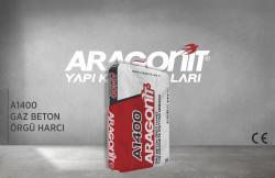 Aragonit A1400 Gaz Beton Örgü Harcı 25 kg Gri