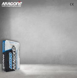 Aragonit A6020 Çimento Esaslı El Sıvası 25 kg Gri uygulama örneği
