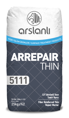 Arslanlı Arrepair Thin 25 kg Gri