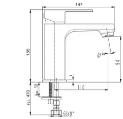 Ar-Yak Ar Melia Lavabo Bataryası 102188132 Krom