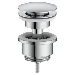Ar-Yak Yak Bas Bırak Taşmalı/Taşmasız Lavabo Sifon Başlığı 102199626 Krom