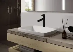 Ar-Yak Ar Fia Yüksek Çanak Lavabo Bataryası Mat Siyah 103588089 uygulama örneği