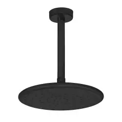 Ar-Yak Ar Acuba Tepe Duş Başlığı Tavandan Borulu (Ø 220 mm) 102145063 Mat Siyah