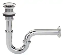 Ar-Yak Yak U Borulu Lavabo Sifonu Sabit Kapak Süzgeçli 102119072 Krom