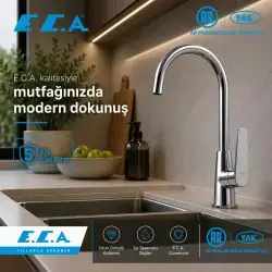 Ar-Yak Ar Fine Mutfak Eviye Bataryası 102118892 Krom uygulama örneği