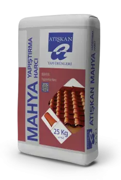 Atışkan Alçı Mahya Yapıştırma Harcı 25 kg Kiremit rengi
