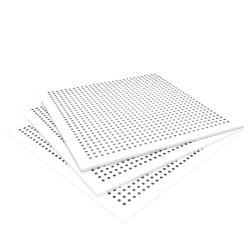 Aygips Aysist Akustik Alçı Levha Şaşırtmalı Dairesel (12,20,62) Beyaz 9,5x600x1200 mm