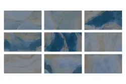 Betsan Vision Porselen Karo 33x66,5 cm Ocean Blue
