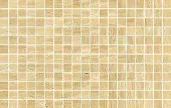 Betsan Quattro Vogue Stones 25x25 mm Travertine Yellow Matte