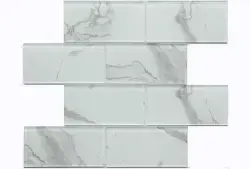 Betsan Inkjet Crystal 75x150 mm Calacatta