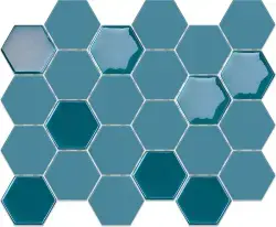 Betsan Hexa Mega Neostone Blend 77x88 mm Artistic Turquoise