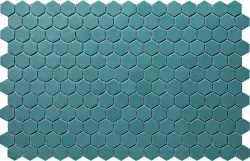 Betsan Hexa Sugar 30x34 mm Turquoise