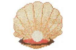 Betsan Dolphin Decor 25x25 mm DS 34