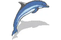 Betsan Dolphin Decor 25x25 mm Y 56