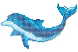 Betsan Dolphin Decor 25x25 mm Y45