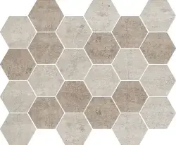 Betsan Hexa Mega Concrete 77x88 mm Taupe Blend Light