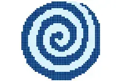 Betsan Pool Pattern Design 25x25 mm D 39