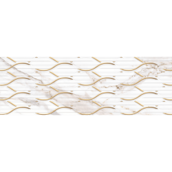 Bien Seramik 40x120 Antique Carrara Beyaz Dekor Parlak