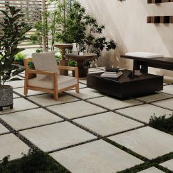 Bien Seramik 60x60 Rhea Ivory Krem Mat uygulama örneği