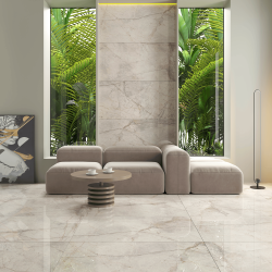 Bien Seramik 100x100 Root Ash Vizon Full Lappato uygulama örneği