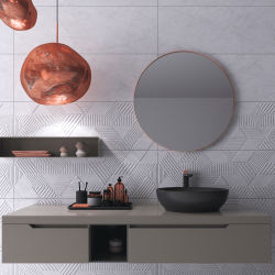 Bien Seramik 40x120 Abella Beyaz Mat uygulama örneği