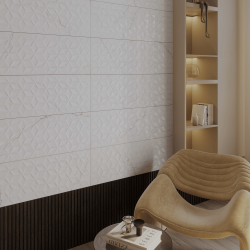 Bien Seramik 30x90 Valor Black Siyah Negro Parlak uygulama örneği