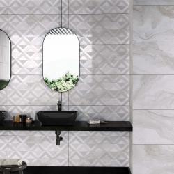 Bien Seramik 40x80 Vitus Beyaz Parlak uygulama örneği