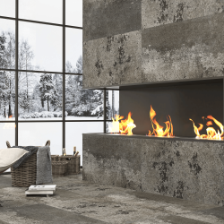 Bien Seramik 60x60 Beton Antrasit Lappato uygulama örneği