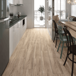 Bien Seramik 20x120 Yoga Wood Oak Bej Meşe Mat uygulama örneği