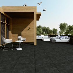 Bien Seramik 30x60 Belgium Stone Black Mat uygulama örneği