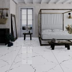 Bien Seramik 60x120 Altus Beyaz Full Lappato uygulama örneği