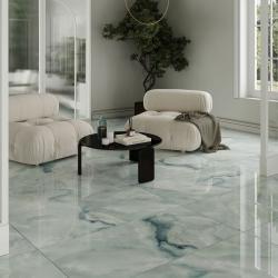 Bien Seramik 60x120 Aqua Marin Mavi Full Lappato uygulama örneği