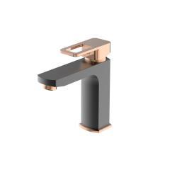 Bien Salvo Plus Colours Lavabo Bataryası Siyah-Rose Gold