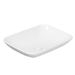Bien Harmony Tezgah Üstü Lavabo Dikdörtgen 54x40 cm Beyaz