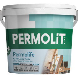 Permolit Permolife Su Bazlı Ahşap Verniği Yarı Mat 2,5 L